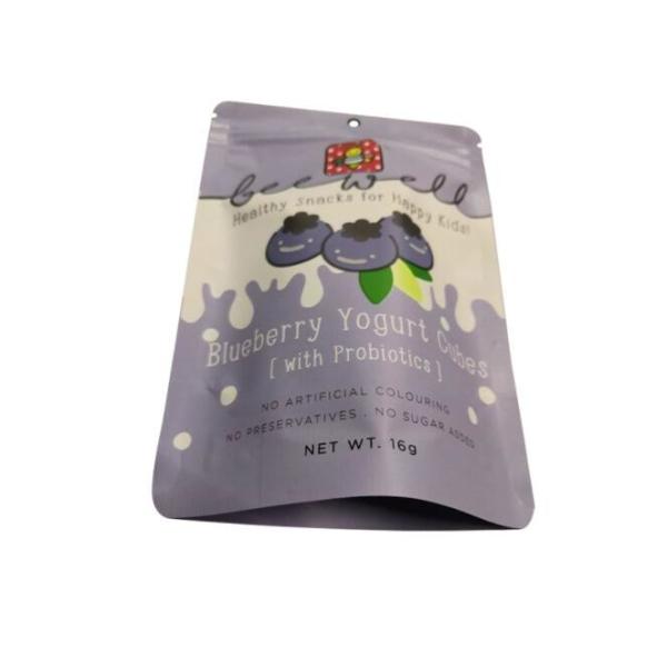 PLA + Paper Biodegradable Packaging Bags Compostable Stand Up Pouch For Food