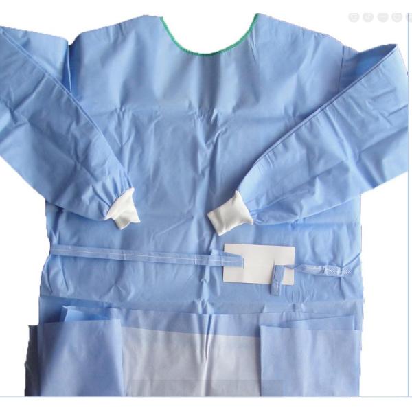 Sterile Aami Level 4 Disposable Medical Gowns with Knitted cuff
