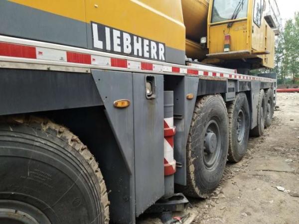 Germany Liebherr 220T Used Crane Carrier Trucks 80km/H Max Speed 2013 Year
