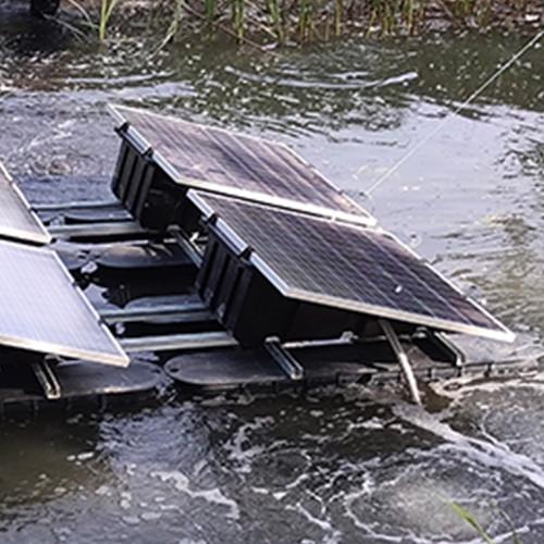 Aérateur solaire flottant à 5 chevaux résistant aux intempéries, facile à utiliser, durable