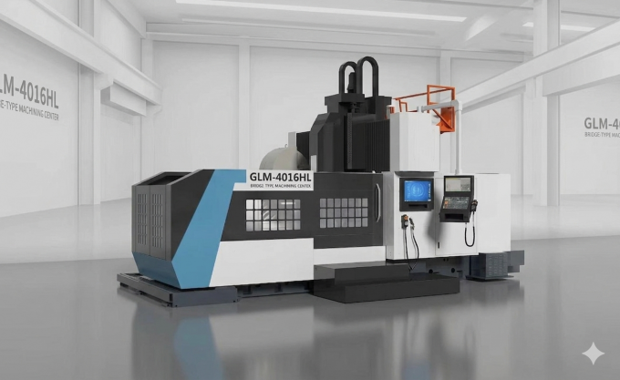 GLM4016HL Gantry Machining Center ,4200mm Stroke, and FANUC Control System for