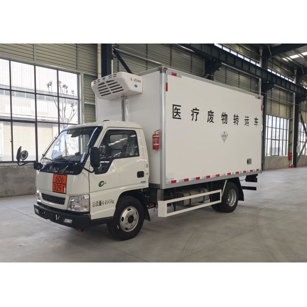 Single Door Biomedical Hazardous Waste Transport Vehicle Trucking Companies