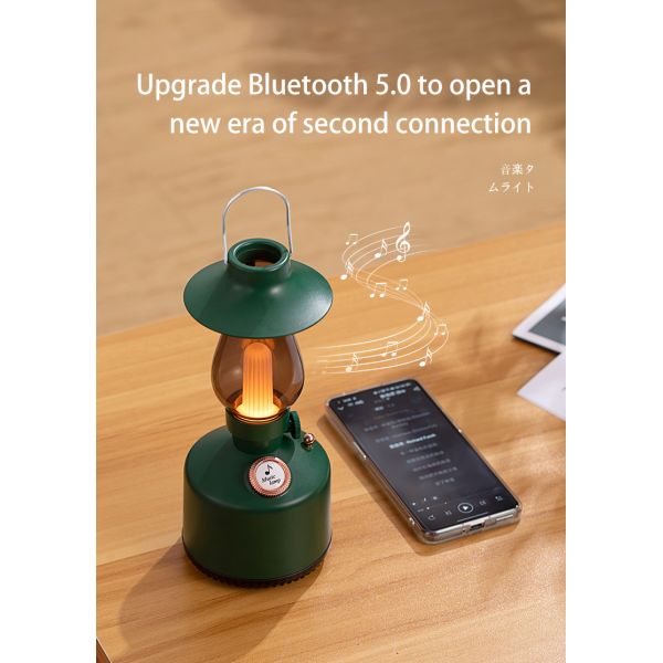 Plastic Ultrasonic Aroma Air Humidifier Household Use With Music Speaker Lamp