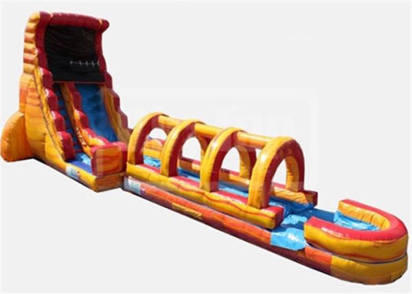 Obstacle  Jumpy Large Inflatable Water Slide Quick Set Up Conveninet Installation