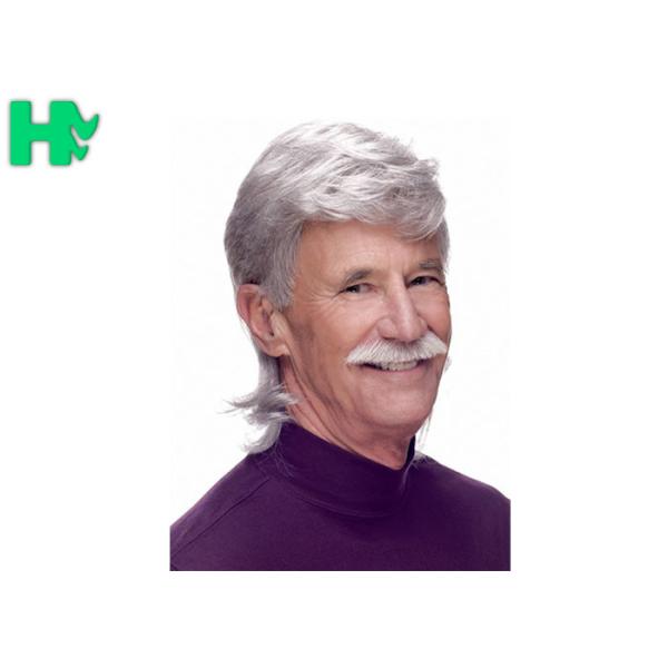 New Fashion Synthetic Short Old Man Wigs Natural Wave Headpiece Hair