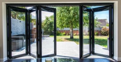Thermal Insulation Sliding Frame Aluminum Door Profile 2.5mm For Patio Glass Bi Folding Doors
