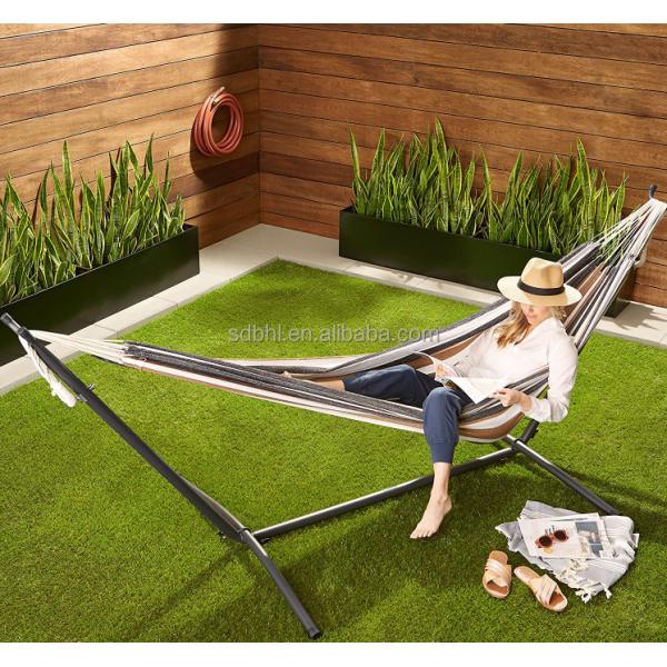 Stainless Steel Free Standing Folding Hammock Stress Relief Portable Fold Up Hammock