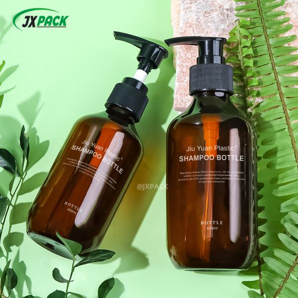 200ml 300ml 500ml Plastic Shampoo Bottles / Empty Shampoo And Conditioner Bottles