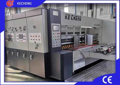Three Color Flexo Printer Slotter Machine / High Speed Die Cutting Machine