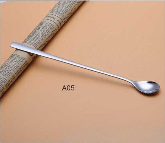 Stainless Steel 9-inch Long Handle Spoon  Ice Cream / Tea / coffee