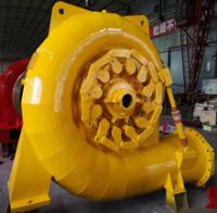 Générateur de turbine 800kw+400kwFrancis d'acier inoxydable, turbine de roue d'eau pour des rivières