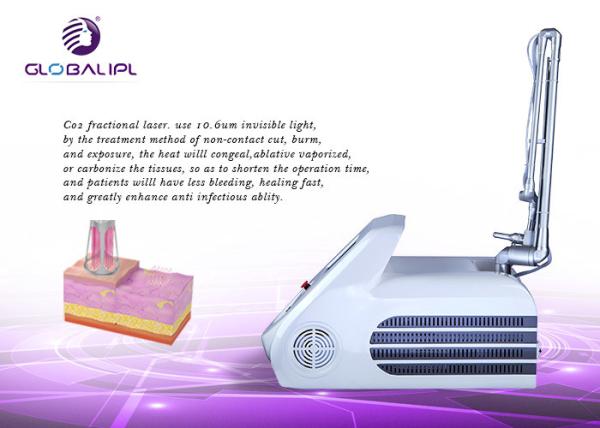 Scar Removal Skin Renewing CO2 Fractional Laser Machine 33.3Hz Pulse Frequency