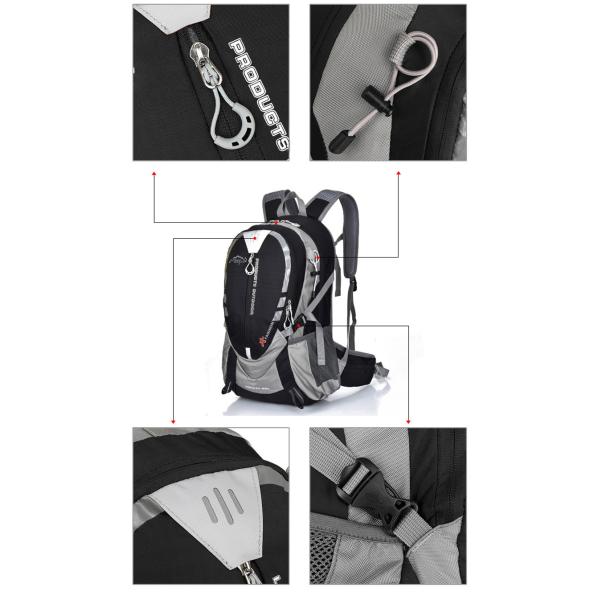 Travel Waterproof Hiking Backpack Leisure Mountaintop Backpack Durable Outdoor Sports Bag For Men