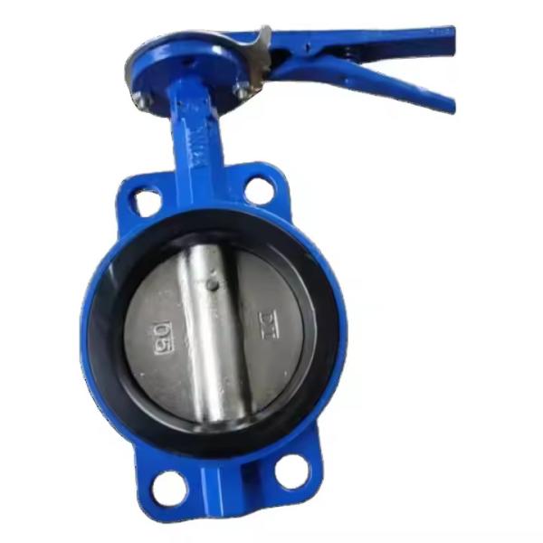 DN250 ANSI 150LB Standard Clamp Type Butterfly Valve Cast Steel Handle
