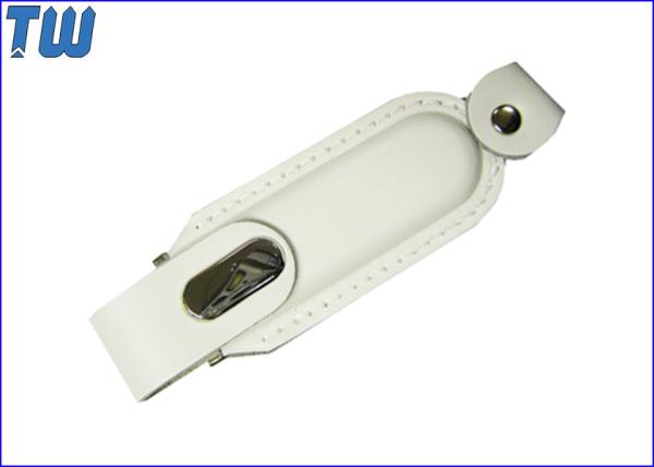 Full Leather Bulk 16GB USB Disk Stick Price Buckle Cap Custom Logo