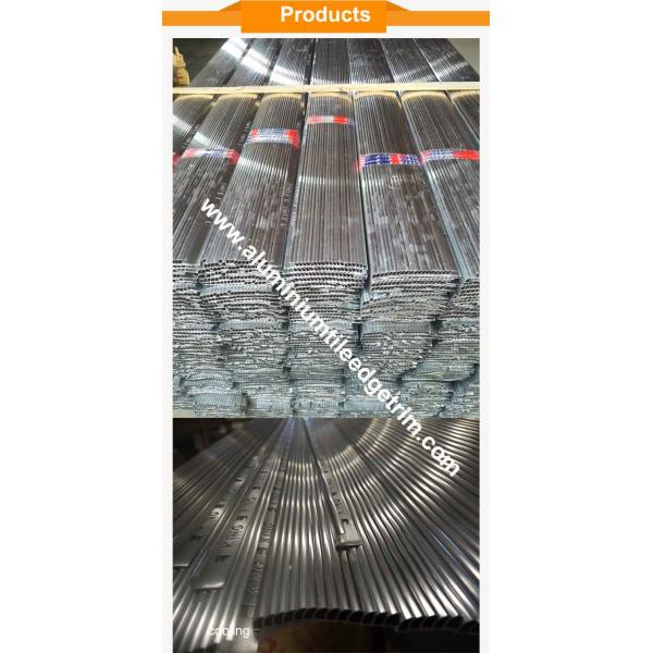 Quadrant Wall Tile Metal Trim Aluminium Edging Strip With King Punching Holes