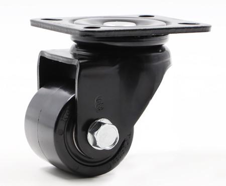 600kg Swivel Plate Caster Wheels 63mm Low Profile Heavy Duty Casters With Brake