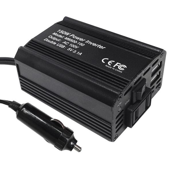 Red Color 150W Car Power Inverter 12V Dc Car Inverter Dc To Ac Power Inverter For Car Battery 150W Pure Sine Wave