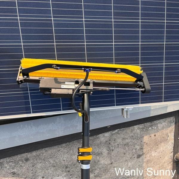 Material Nylon Yarn Rolling Brush Backpack for Cleaning Photovoltaic Farms and Stations