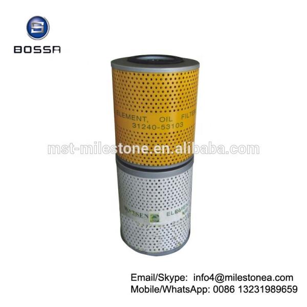 Auto element oil filter 31240-53103 for Japan truck