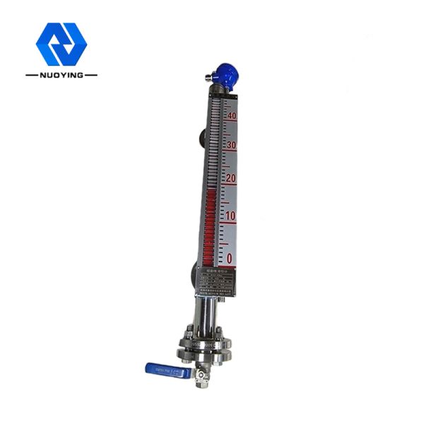 Side / Top Mounted Magnetic Flap Level Gauge For Liquid Measurement