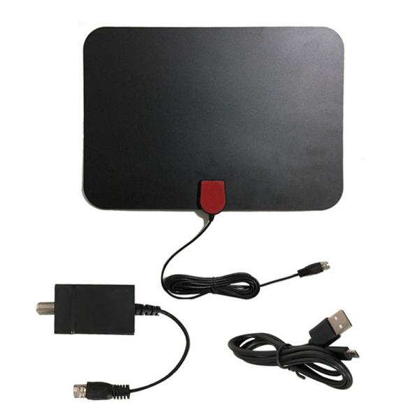 Provide Black ABS best price vhf repeater thin digital indoor hdtv antenna