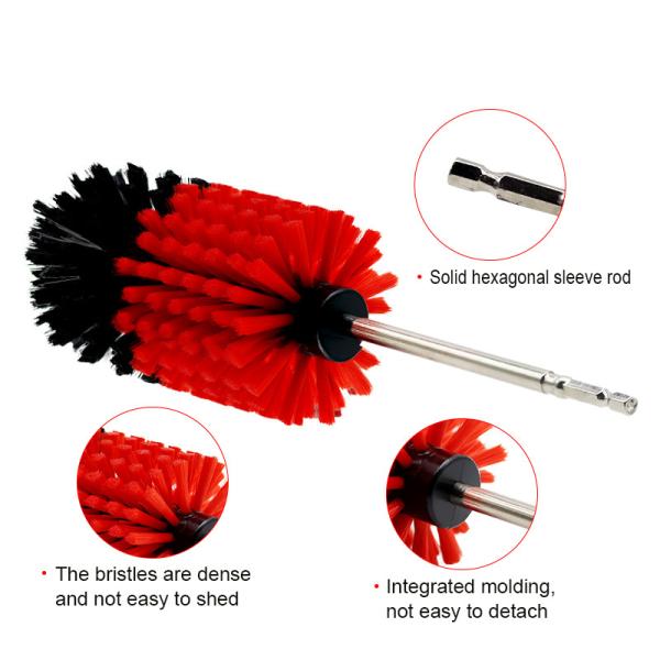 Long-Handled Drill Brush Fits Perfectly Into Nooks And Crannies