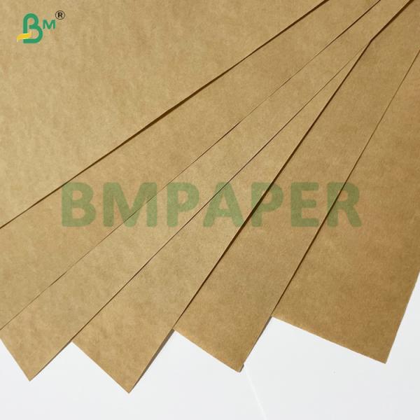 70-85g 100% Virgin Wood Pulp Kraft  Brown Tear Resistance Flour / Cement Packaging Paper 

