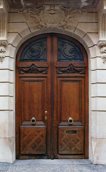 steel wood security armored door