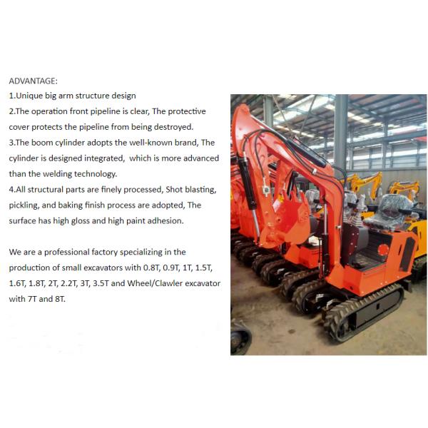 0.048m3 2000 экскаваторов построителя дороги Kg с Yanmar 370/74 двигателей