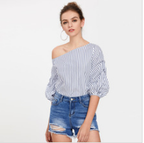 Дама Блузка рукава колокола офиса фабрики одежды Гуанчжоу