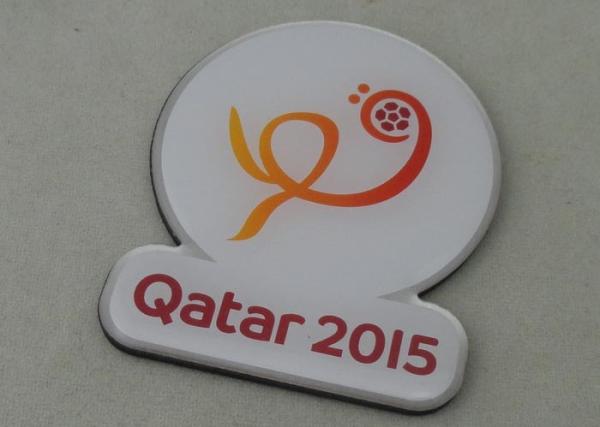 Soft Fridge Magnet Badges Award Badges Brass Offset Printing 0.8 Mm Thickness