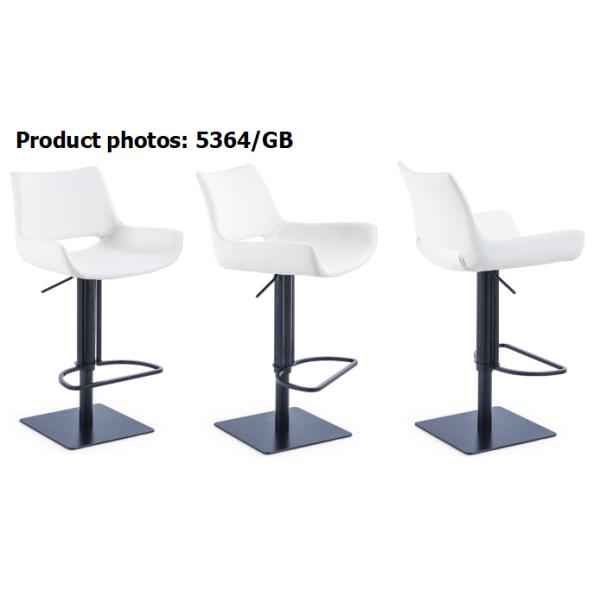 PU Leather Hydraulic 76cm Adjustable Swivel Bar Stool