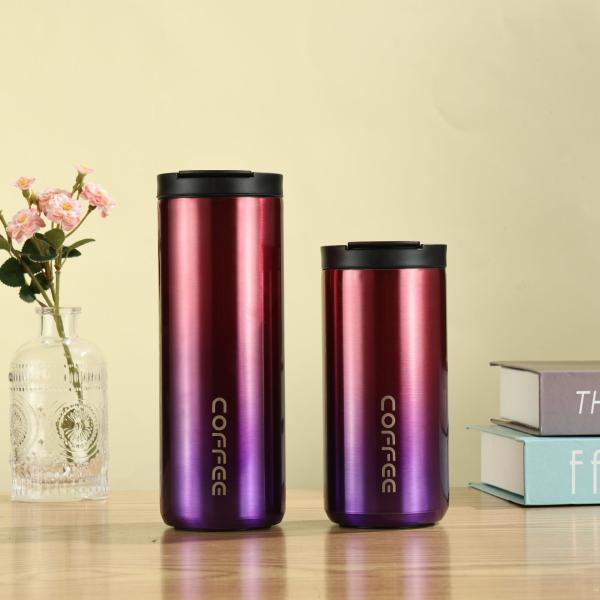 COFFEE Mug, 17 Oz. Double Wall Stainless Steel Insulated Thermo Travel Vacuum Coffee Mug, Reusable, Double Wall, Hot And Cold Beverages Travel Mug, Spill Proof, Home, Office And Outdoor Use