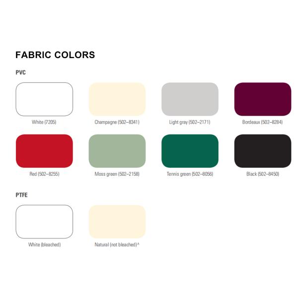 ПВДФ/ПТФЕ Окончание паруса Стальная конструкция 10x20 Металлический гаражный навес