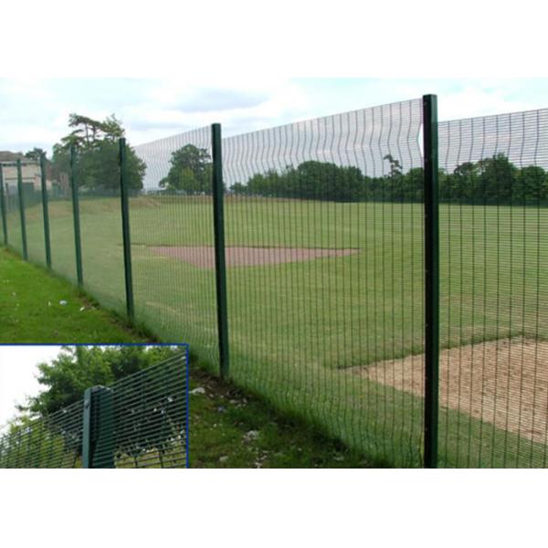 3 le × 0,5 degré de sécurité de la mesure 358 du × 8 clôturant le PVC a enduit l'anti protection de vol de couleur verte