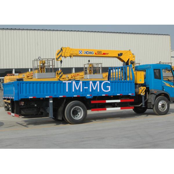 Durable Safety XCMG Transporting Telescopic Boom Truck Mounted Crane, 13m Height