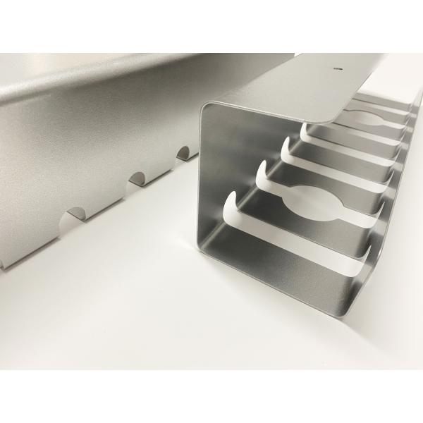 Домашний офис Столовой кабельный держатель 43 x 10 x 10 см с силовым покрытием из углеродистой стали