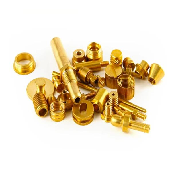 Precision CNC Machined Brass Parts with ±0.01mm Tolerance and Customizable Weight