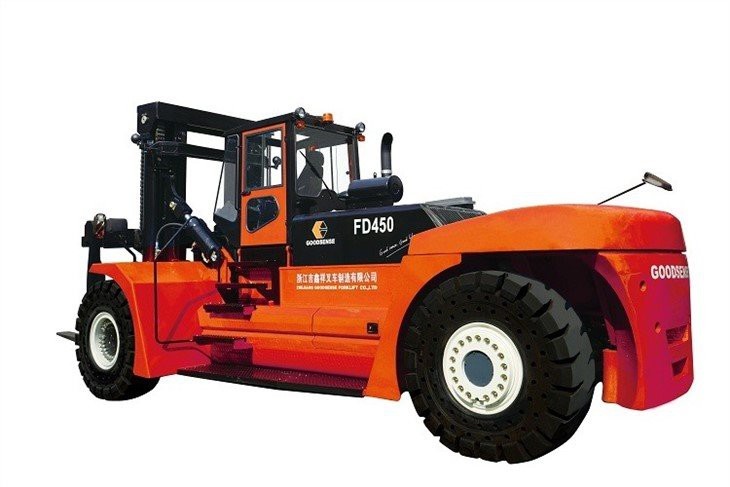 Hydraulic Diesel Forklift Truck Heavy Duty 45 Ton Forklift For Handling