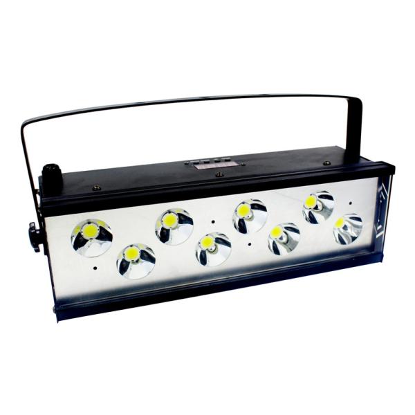 6500~7200K 8x25w DMX LED Strobe Light Dj Disco 0~20/S Speed Adjustable
