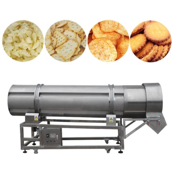 Linha de produção de batatas fritas tipo tambor