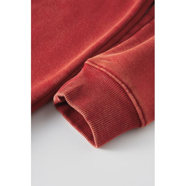 Oversized Crewneck Sweatshirt Womens Unisex Plain Embroidery Printing Acid Wash Blank 100% Cotton