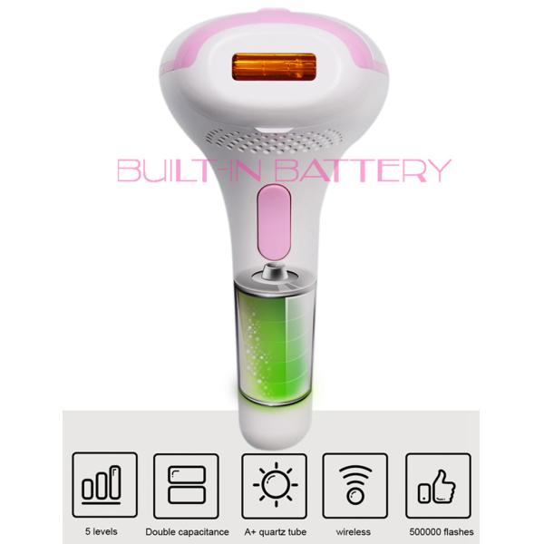 Rechargeable Wireless Professional Laser Hair Removal Machine 300000 Pulses For Adult