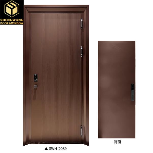 5mm HPL Fire Aluminum Room Door With Aluminum Frame And Lock For Safety
