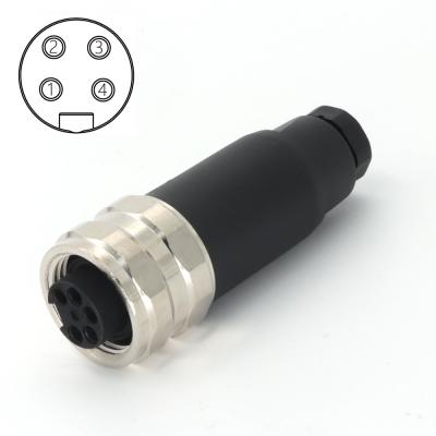 IP67 7/8 Female Connector 4 Pin Field Wireable Assembly Connectors