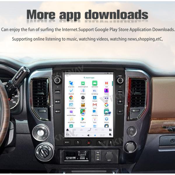 12.1 дюймовый сенсорный экран для 2016-2019 Nissan Titan GPS навигационный мультимедийный проигрыватель Android беспроводной Carplay