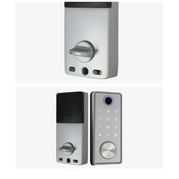 YAGU Mini Short Smart Lock Keyless Entry Password IC Card Key Anti-theft Lock Office Automatic Digital Code Deadbolt Door Lock