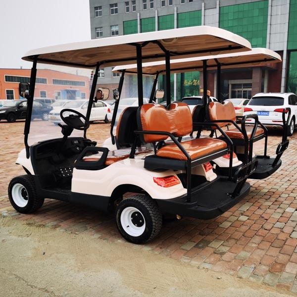 Cellule au plomb personnalisée électrique 4 roues 6 passagers chariot de golf nouvelle énergie