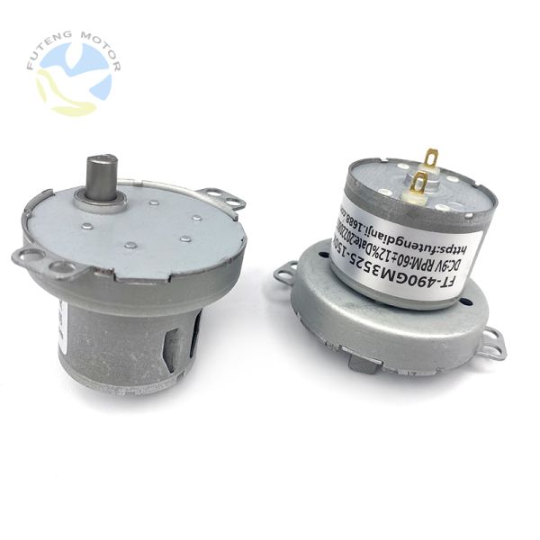 6V 12V 24V DC Spur Gear Motor High Torque FT-49OGM3525-150K For Robot